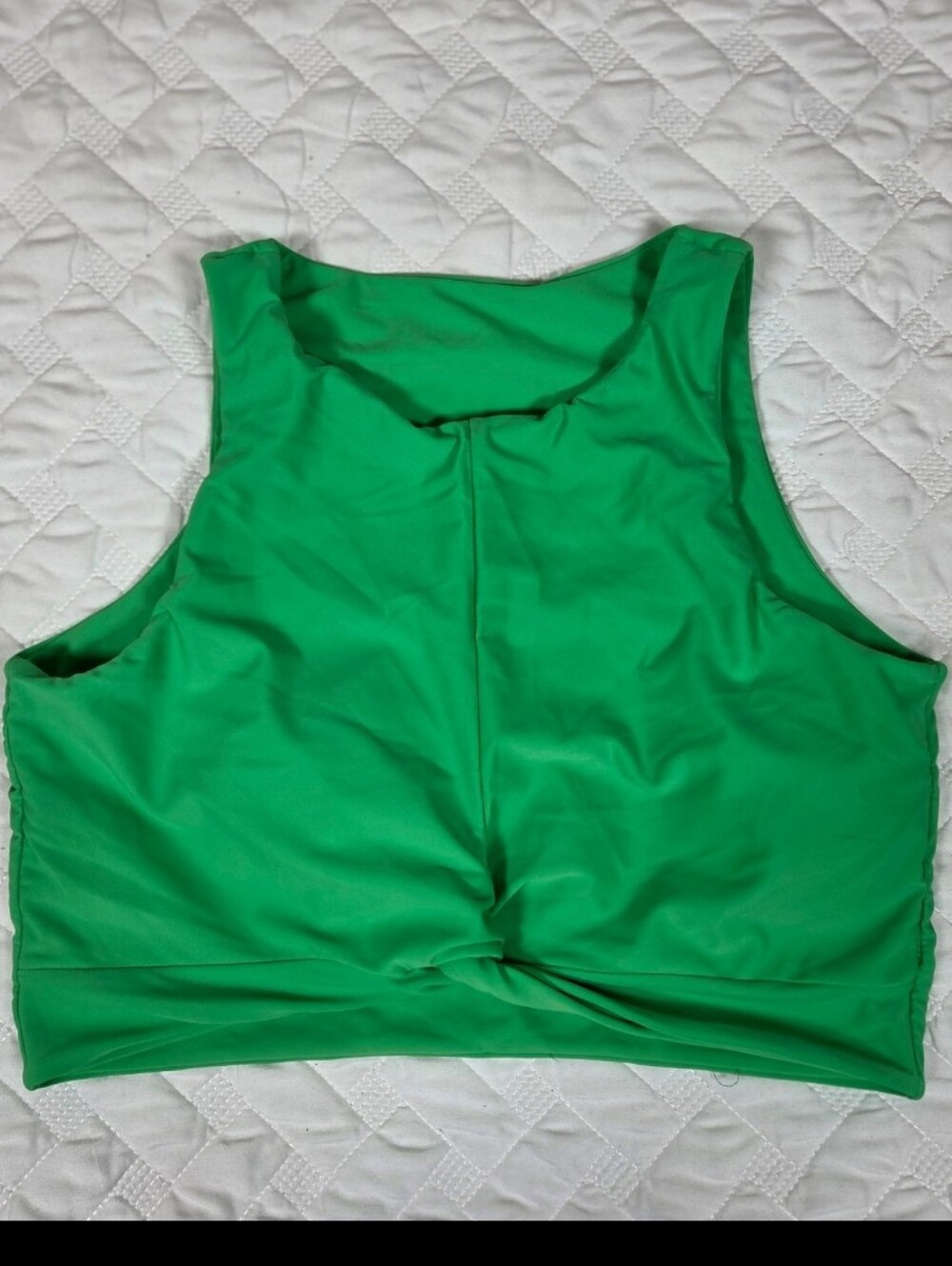 Get Active Kelly Green Knotted Top Mint Julep XL